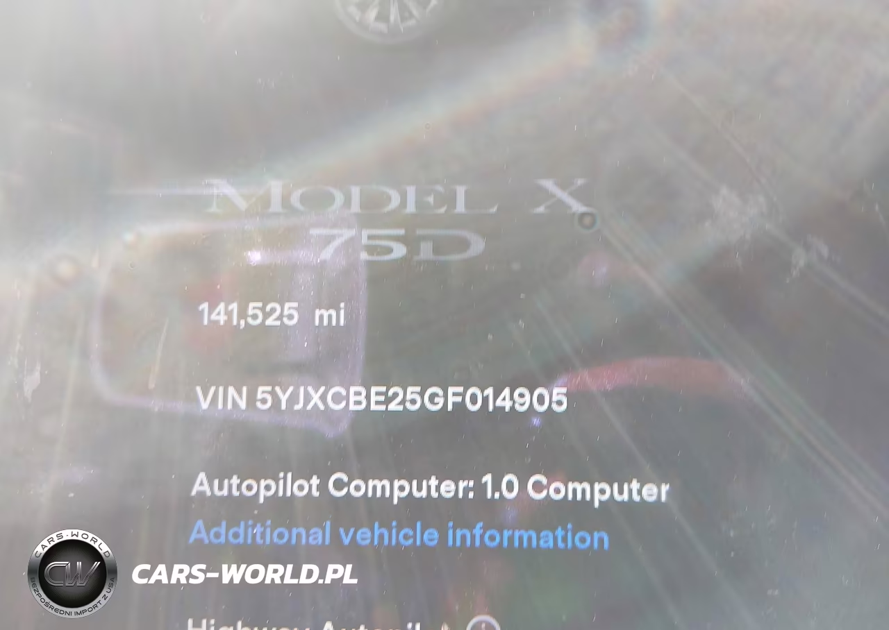 2016 Tesla Model X 60D-70D-75D-90D-P100D VIN:5YJXCBE25GF014905 - 16