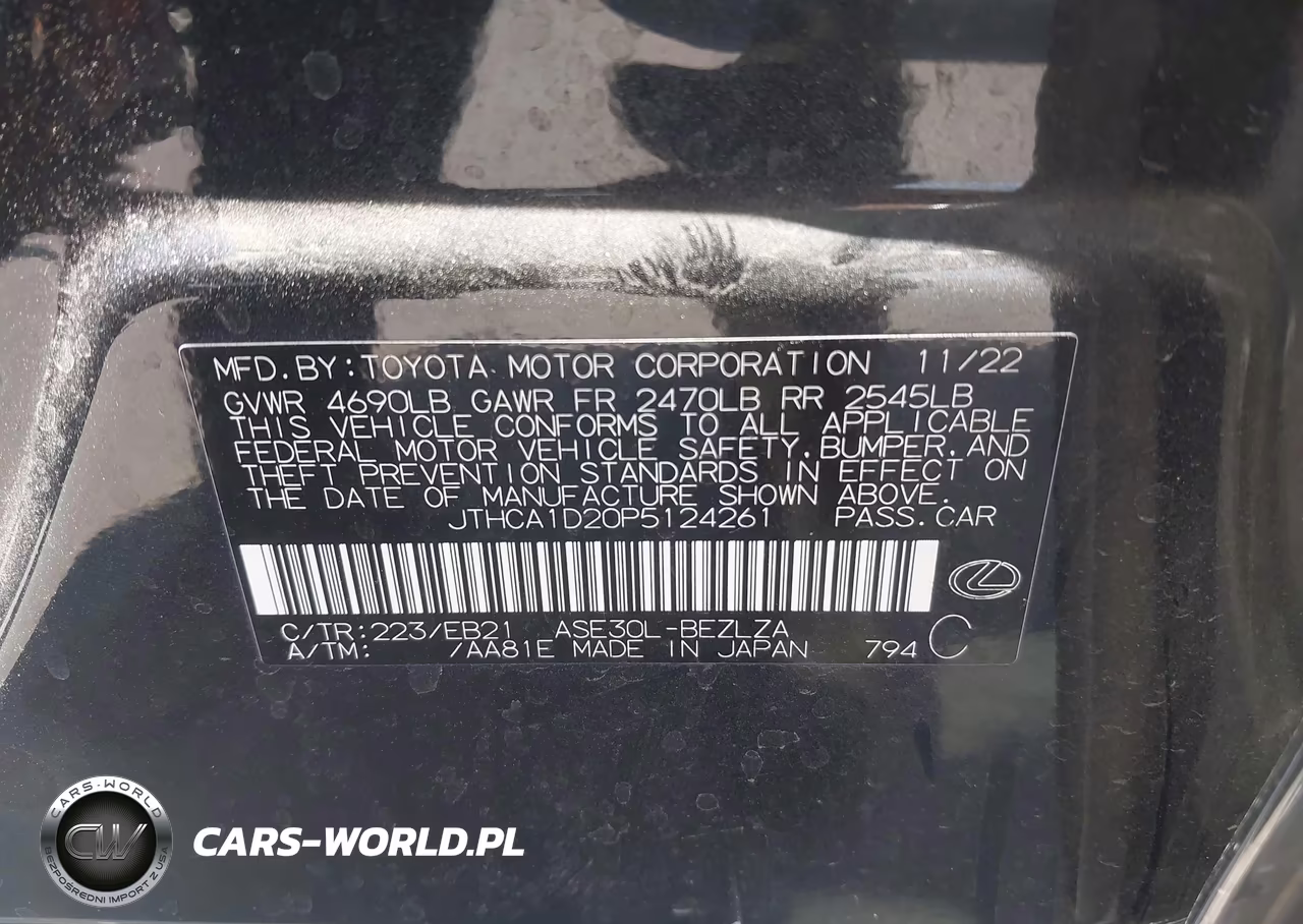 2023 Lexus Is 300 VIN:JTHCA1D20P5124261 - 9
