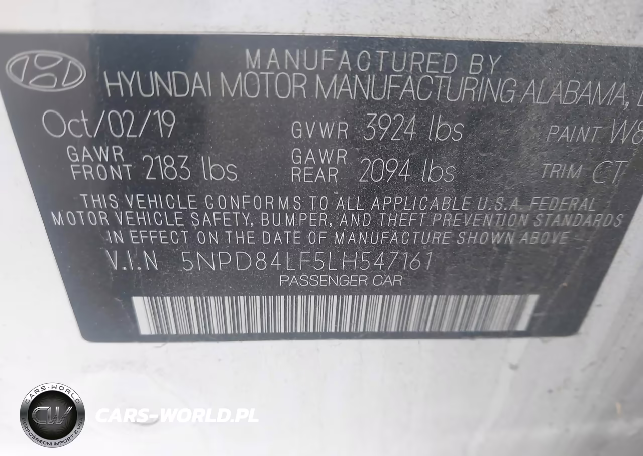 2020 Hyundai Elantra Sel VIN:5NPD84LF5LH547161 - 9