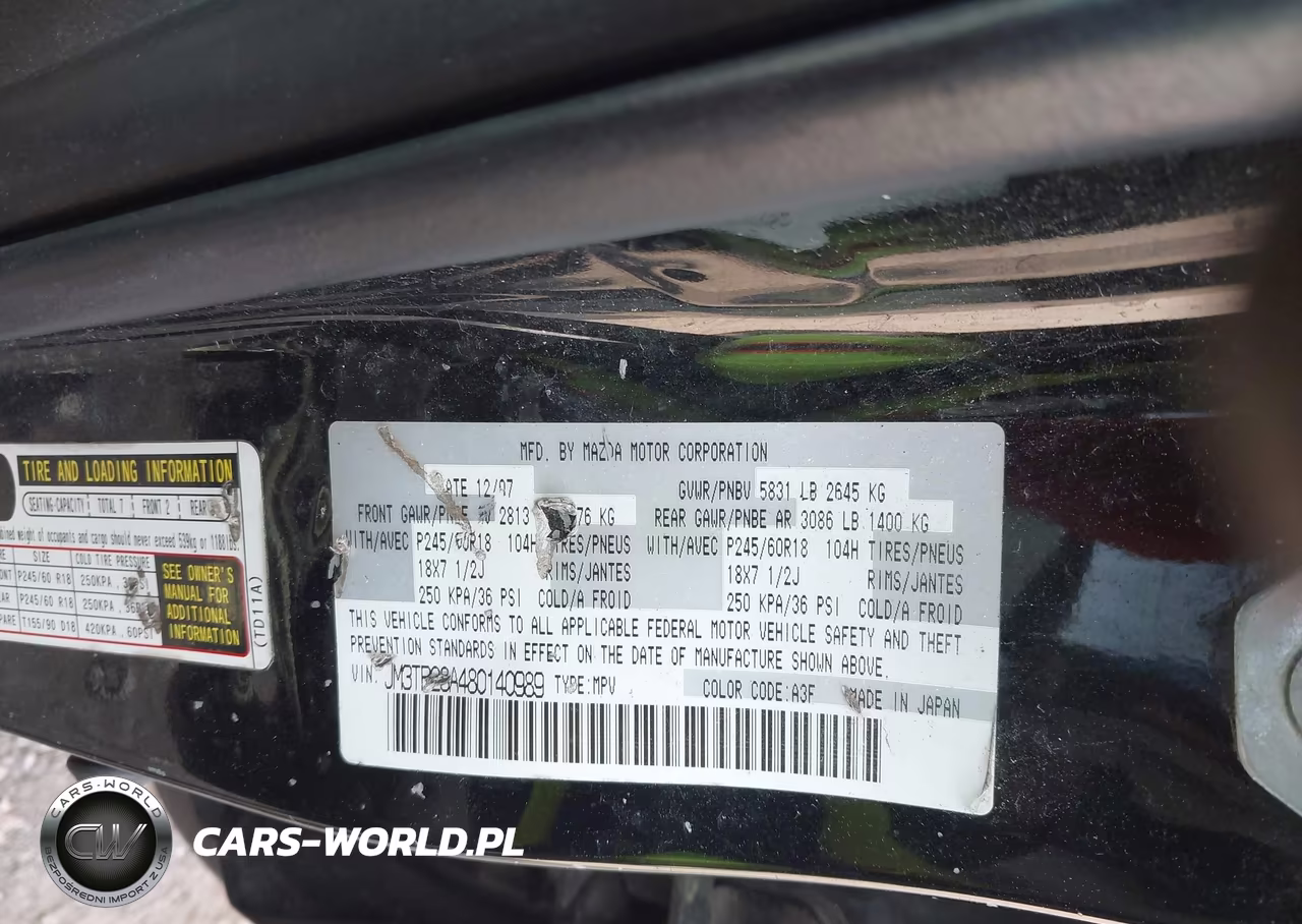 2008 Mazda Cx-9 Touring VIN:JM3TB28A480140989 - 9