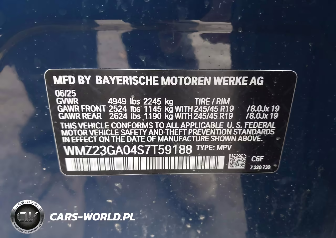 2025 Mini Countryman Cooper S VIN:WMZ23GA04S7T59188 - 9