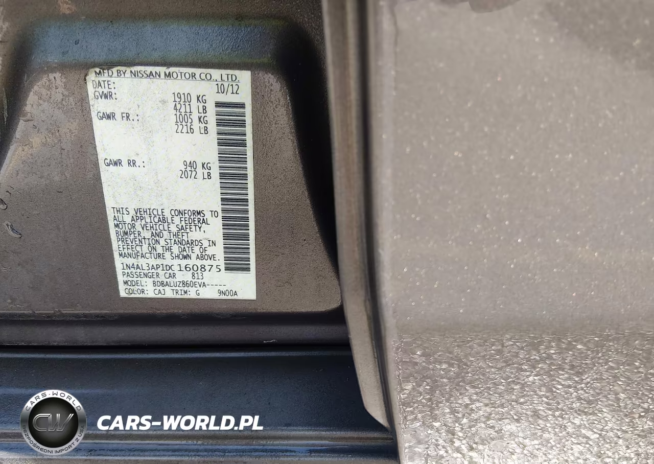 2013 Nissan Altima 2.5 Sv VIN:1N4AL3AP1DC160875 - 9