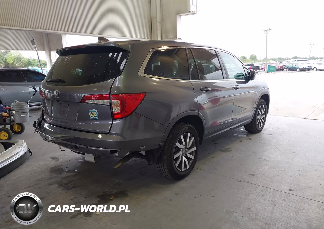2021 Honda Pilot 2Wd Ex-L VIN:5FNYF5H59MB039241 - 4