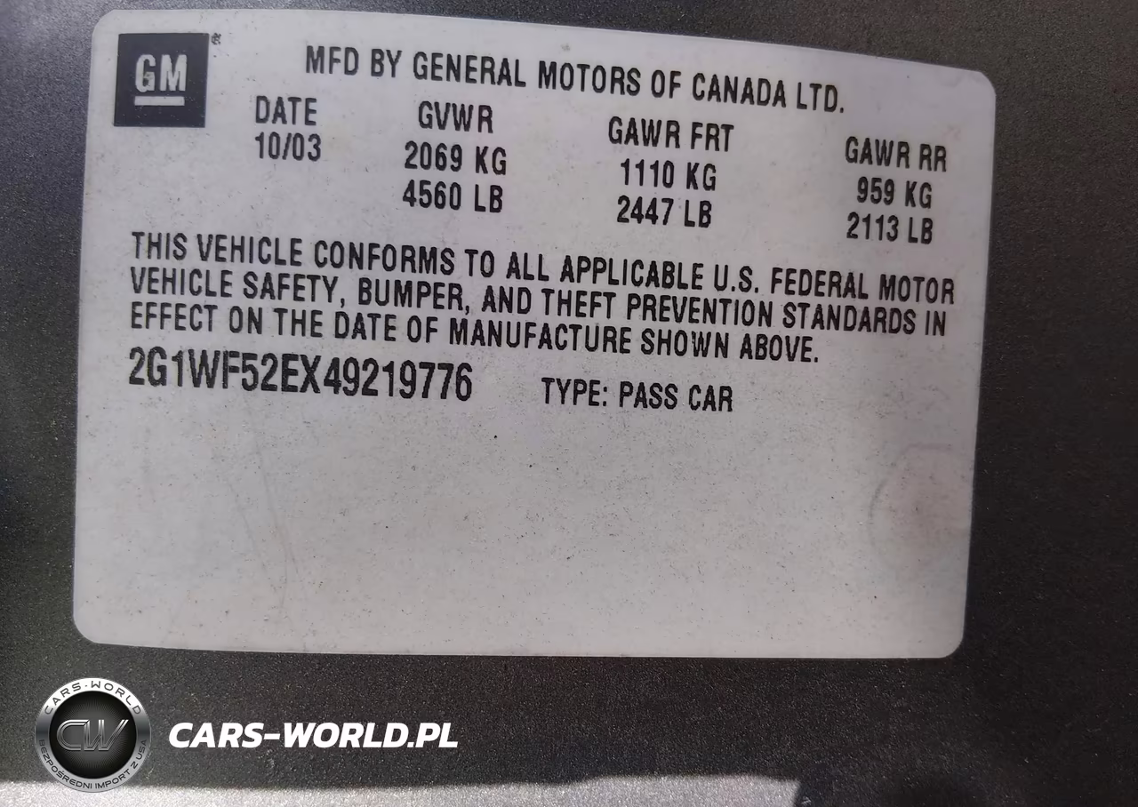 2004 Chevrolet Impala VIN:2G1WF52EX49219776 - 9