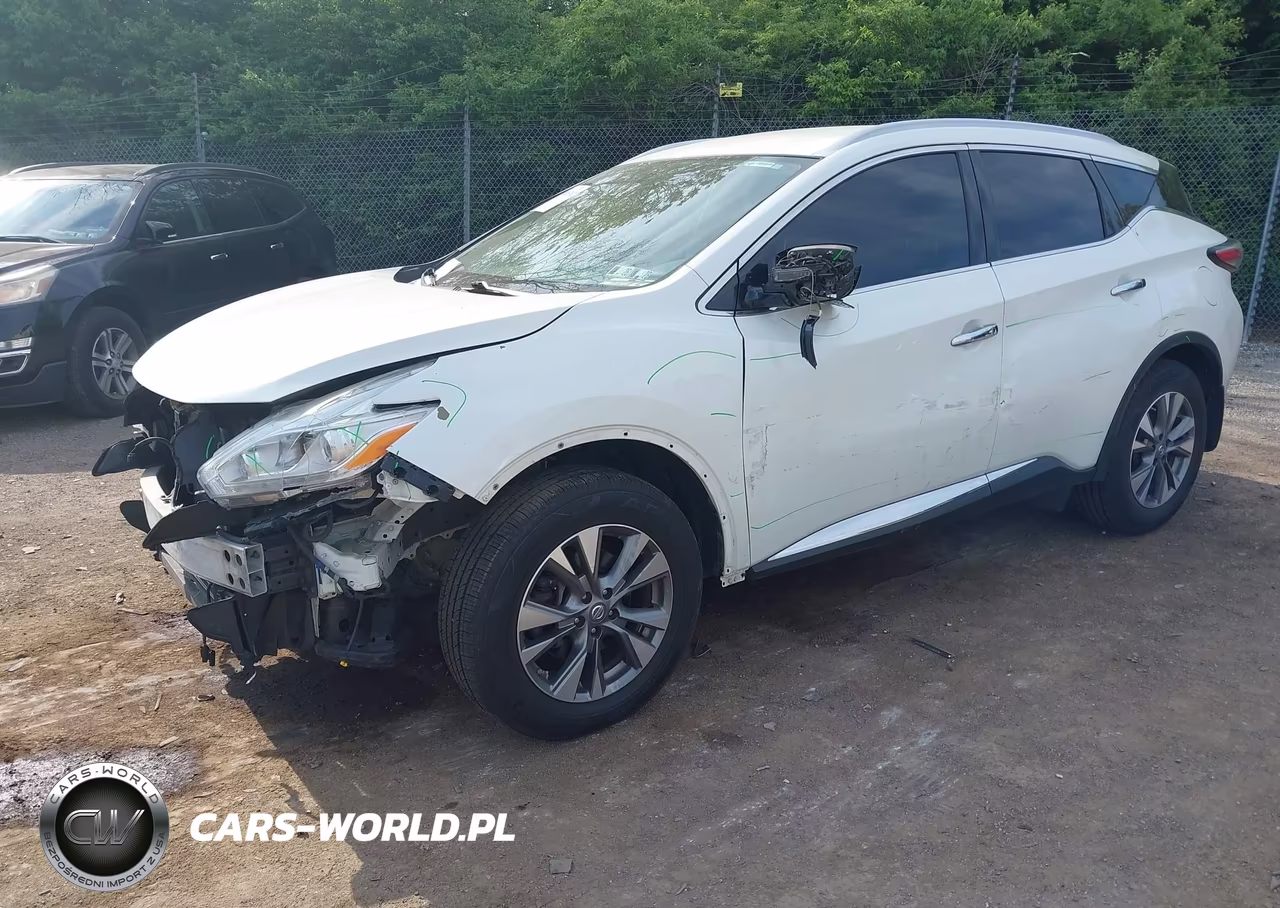 2017 Nissan Murano Sl VIN:5N1AZ2MH9HN161379 - 2