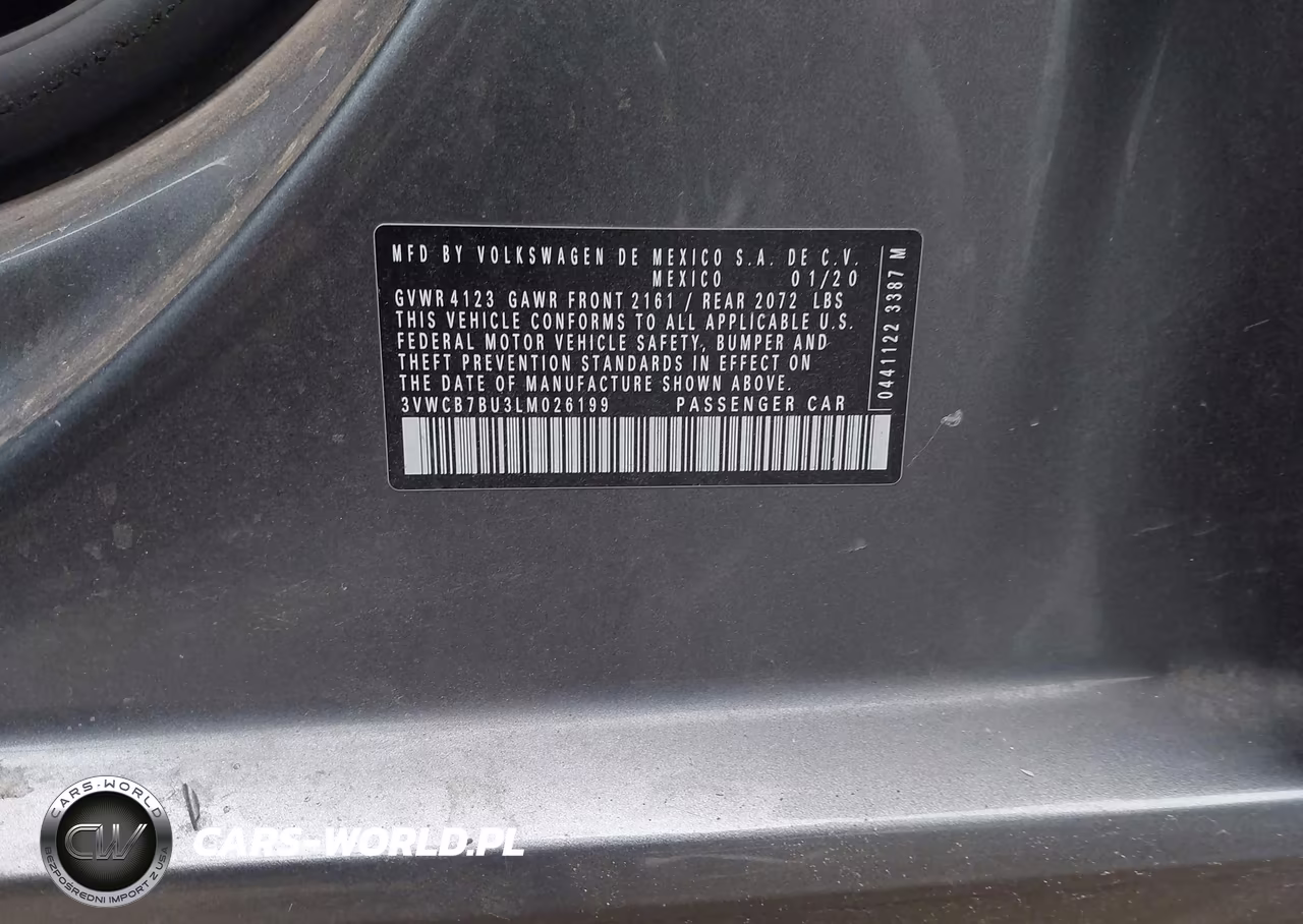 2020 Volkswagen Jetta VIN:3VWCB7BU3LM026199 - 9