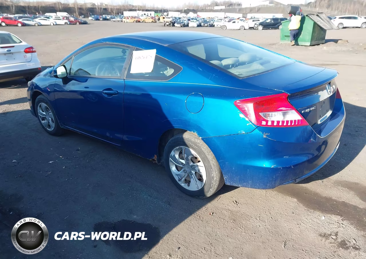 2013 Honda Civic Lx VIN:2HGFG3B57DH509702 - 3