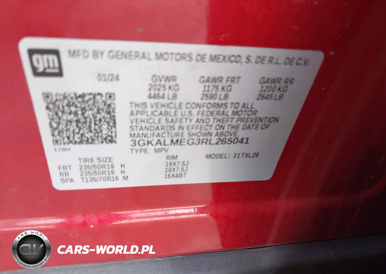 2024 GMC Terrain Fwd Sle VIN:3GKALMEG3RL265041 - 9