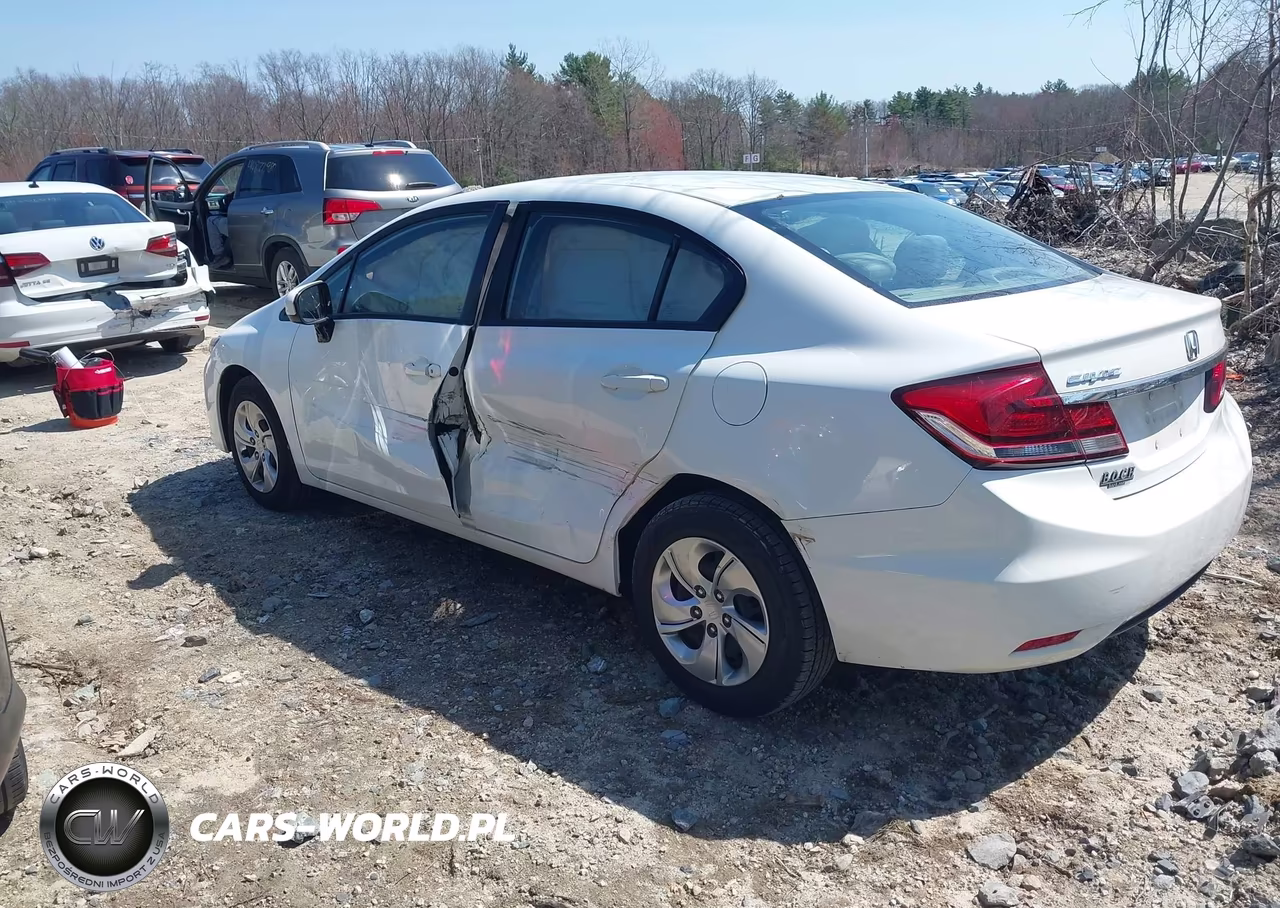 2015 Honda Civic Lx VIN:19XFB2F5XFE296566 - 3
