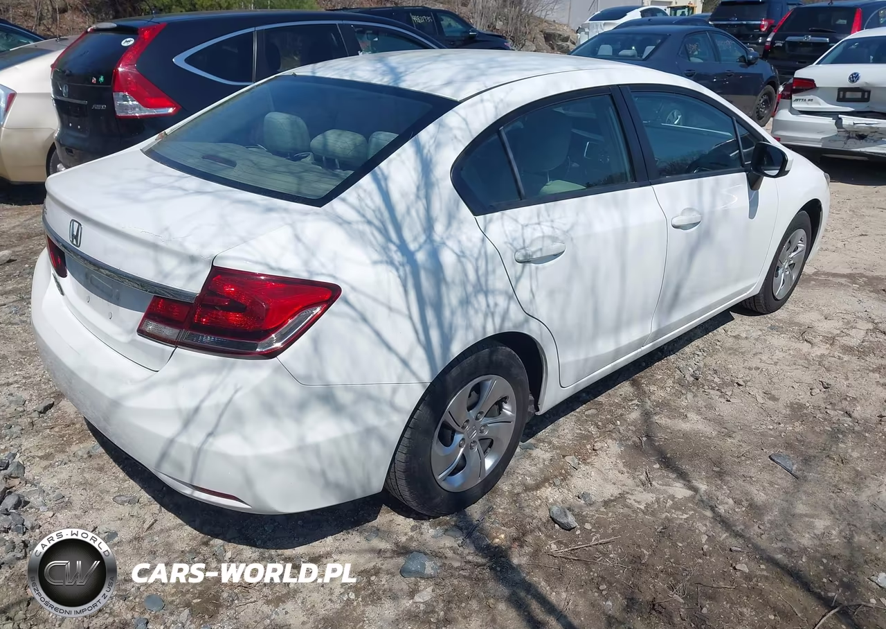 2015 Honda Civic Lx VIN:19XFB2F5XFE296566 - 4