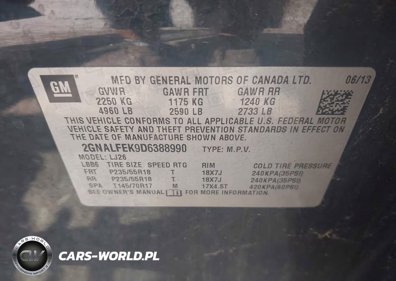 2013 Chevrolet Equinox Ltz VIN:2GNALFEK9D6388990 - 9