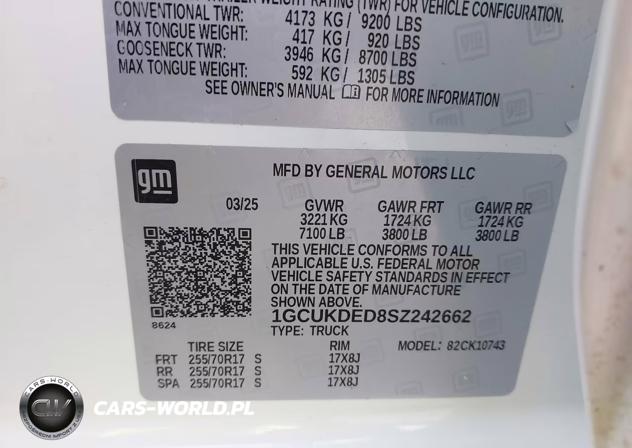 2025 Chevrolet Silverado 1500 4Wd Standard Bed Lt VIN:1GCUKDED8SZ242662 - 9
