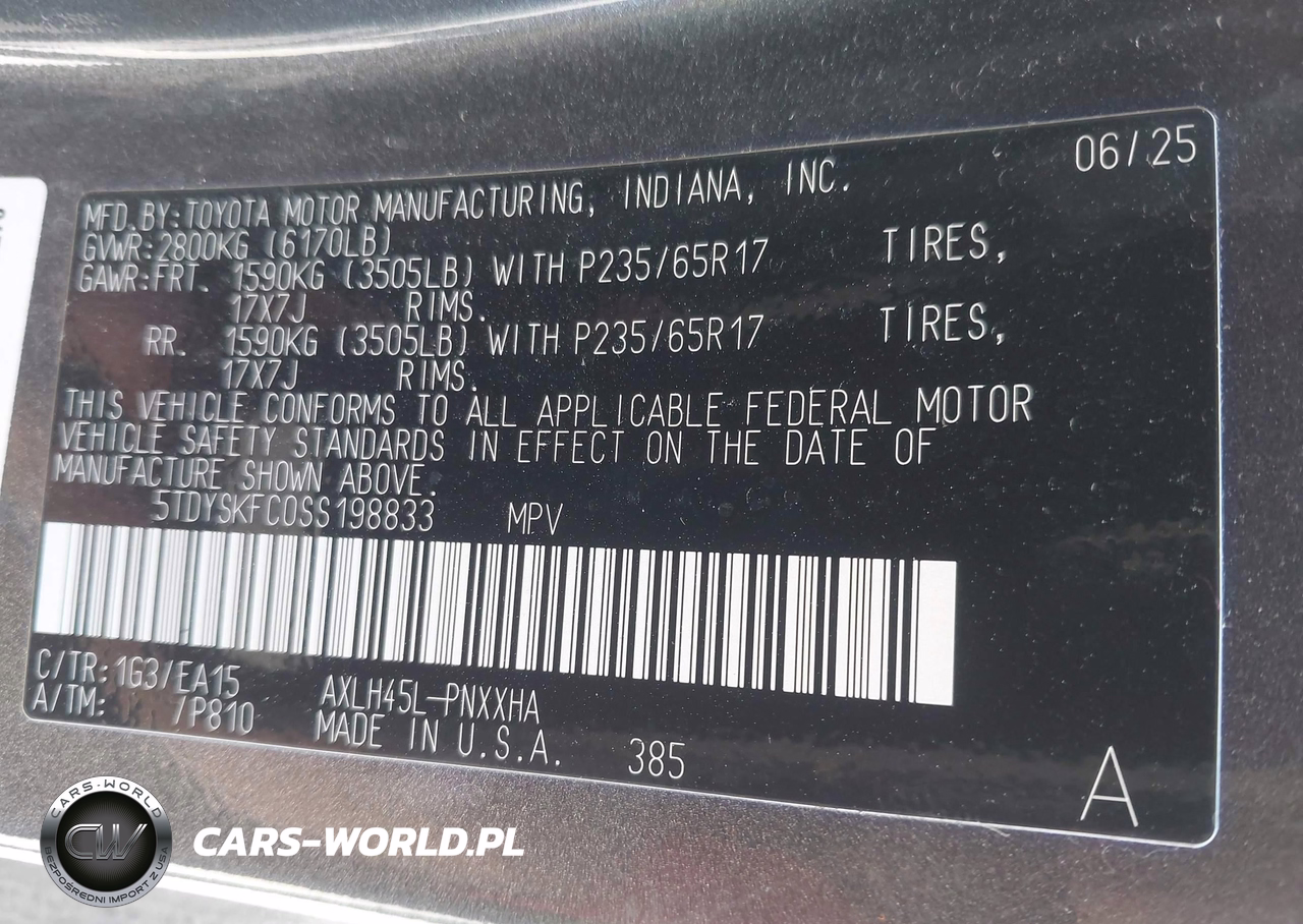 2025 Toyota Sienna Xle VIN:5TDYSKFC0SS198833 - 9