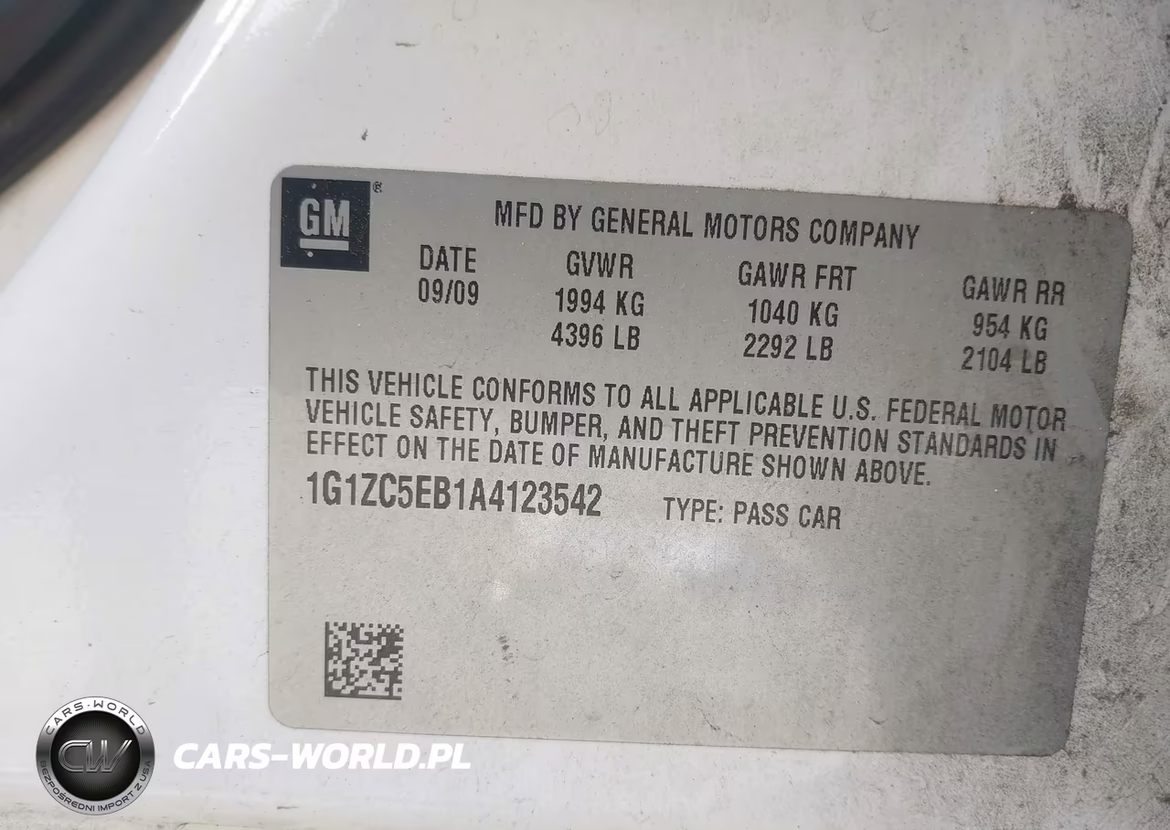 2010 Chevrolet Malibu Lt VIN:1G1ZC5EB1A4123542 - 9