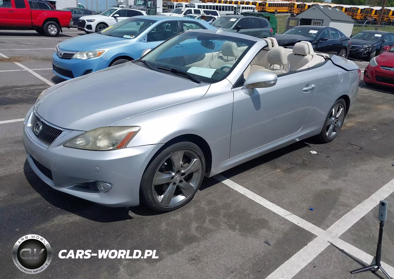 2010 Lexus Is 250C VIN:JTHFF2C2XA2513858 - 2