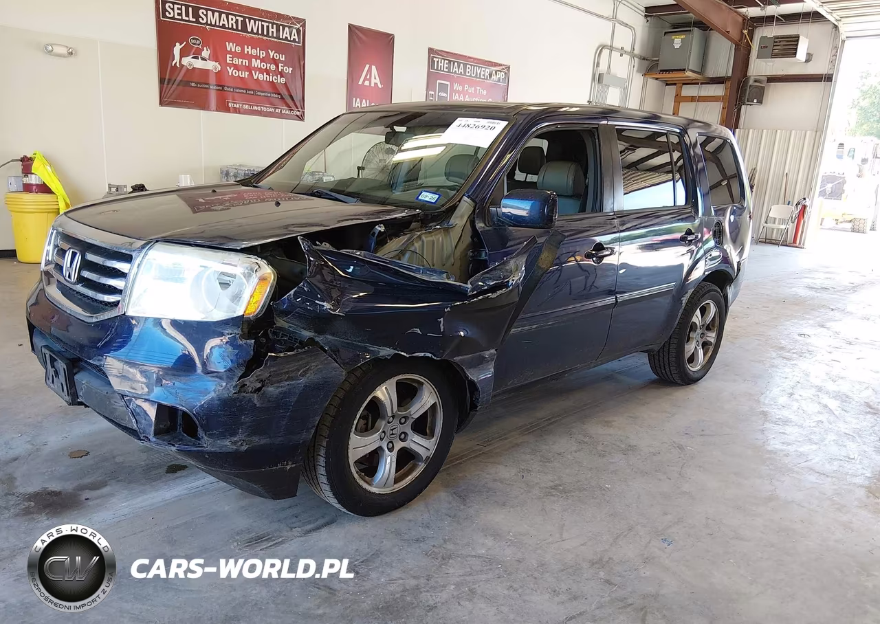 2013 Honda Pilot Ex-L VIN:5FNYF4H69DB016853 - 2
