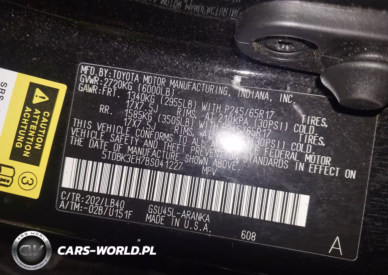 2011 Toyota Highlander Se V6 VIN:5TDBK3EH7BS041227 - 9