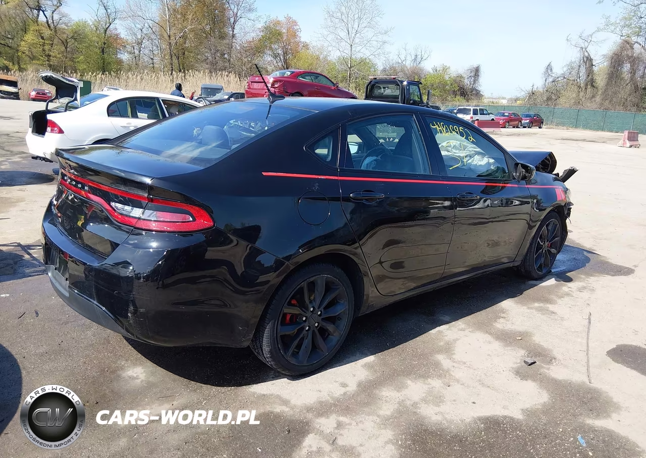 2016 Dodge Dart Sxt Sport Blacktop VIN:1C3CDFFA2GD818101 - 4