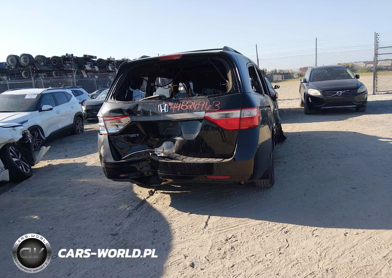 2011 Honda Odyssey Ex-L VIN:5FNRL5H66BB098900 - 4