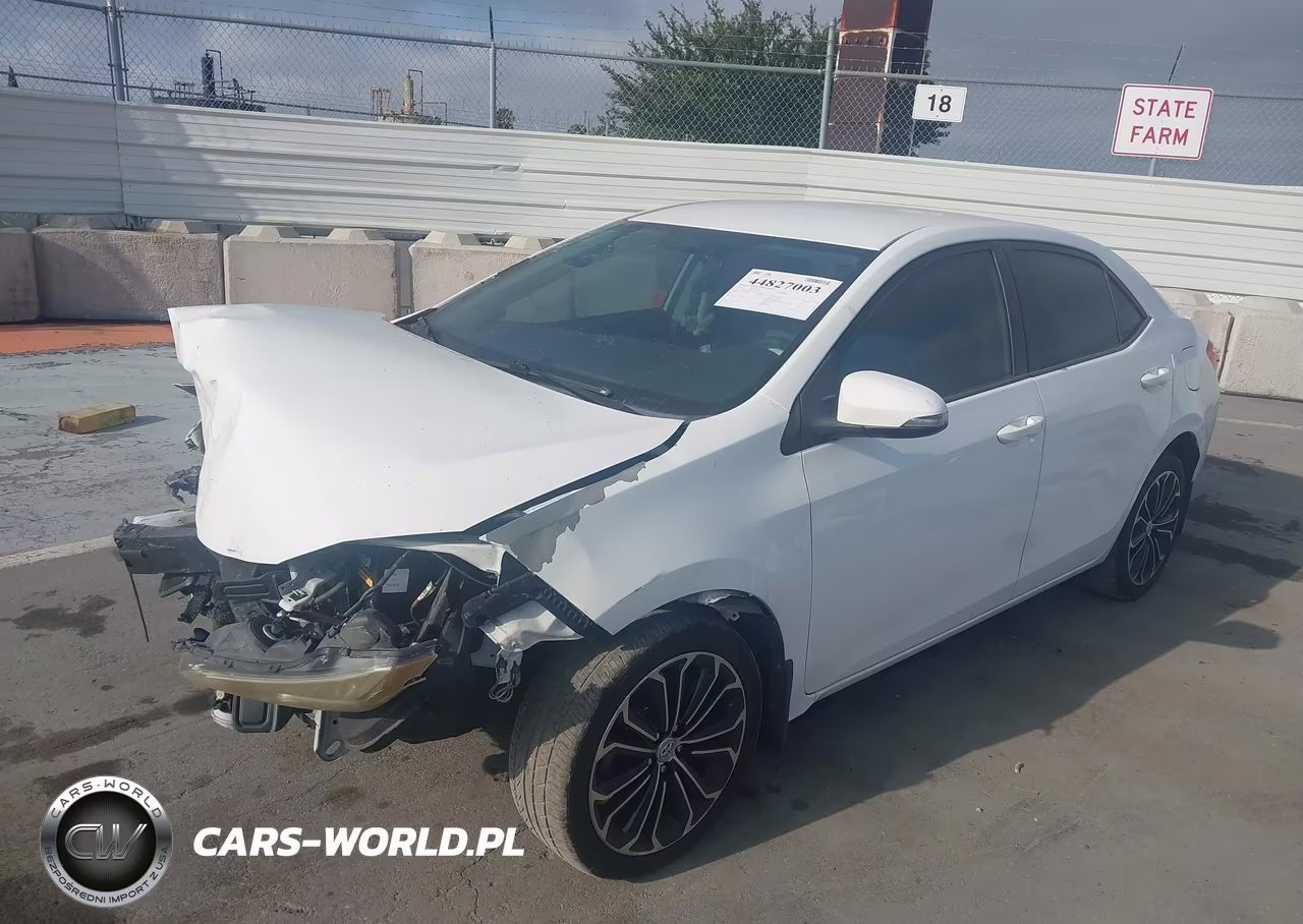 2015 Toyota Corolla S Plus VIN:5YFBURHE0FP254193 - 2