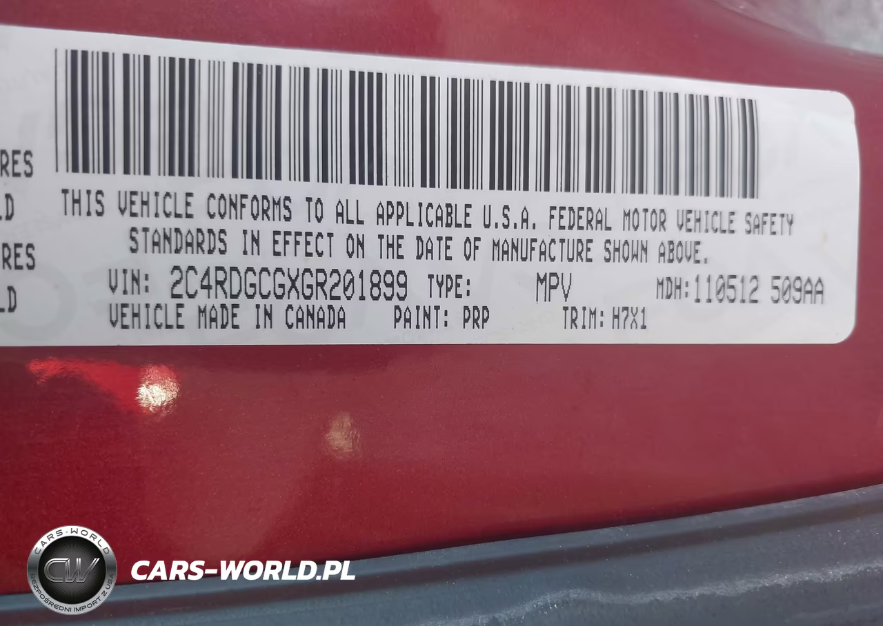 2016 Dodge Grand Caravan Sxt VIN:2C4RDGCGXGR201899 - 9