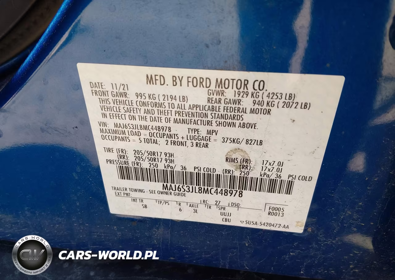 2021 Ford Ecosport Ses VIN:MAJ6S3JL8MC448978 - 9