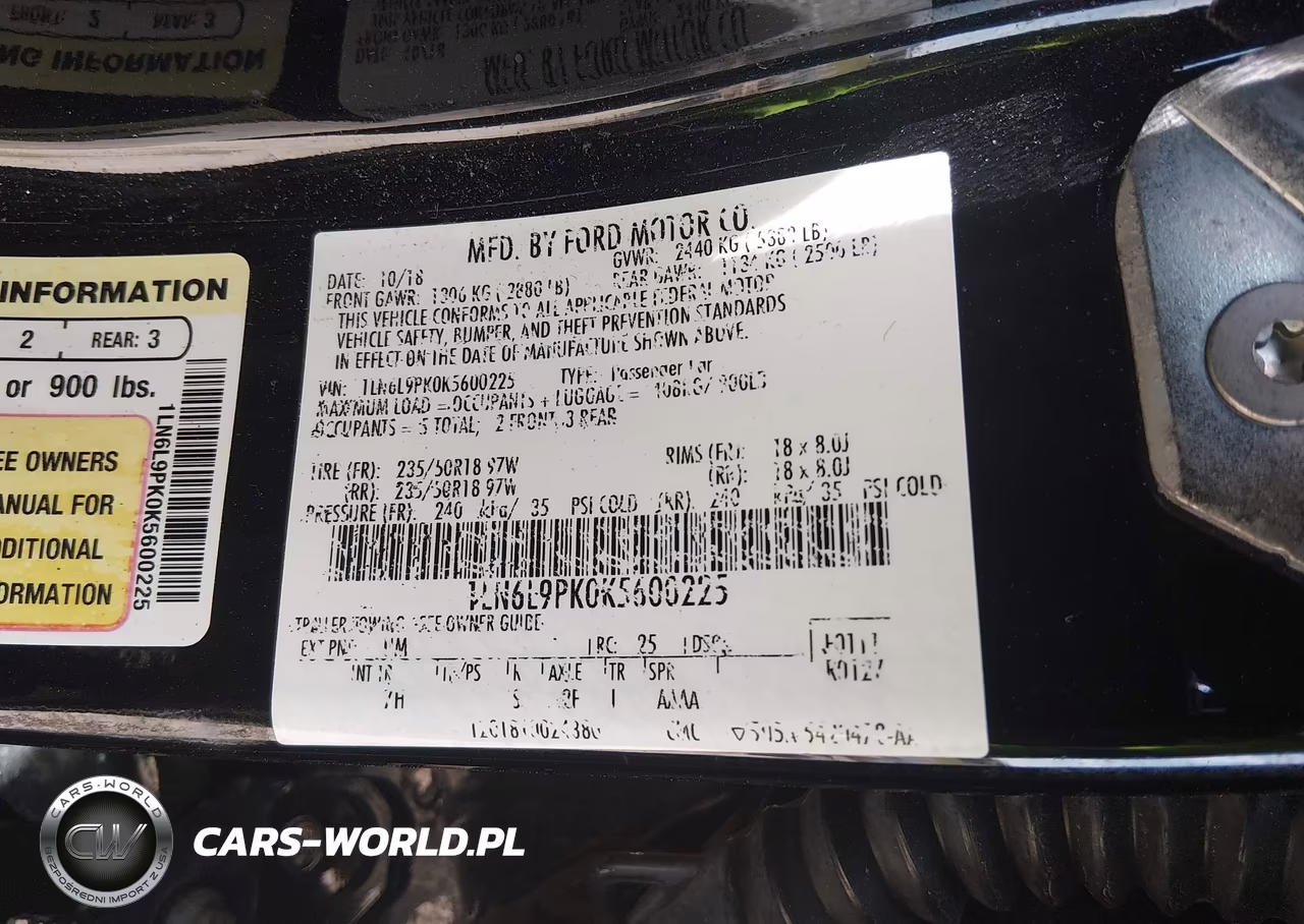 2019 Lincoln Continental Standard VIN:1LN6L9PK0K5600225 - 9