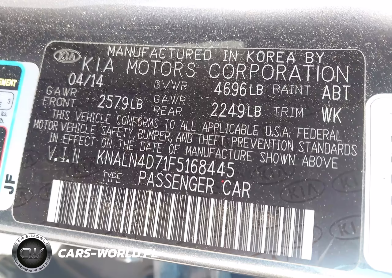 2015 Kia Cadenza Premium VIN:KNALN4D71F5168445 - 9