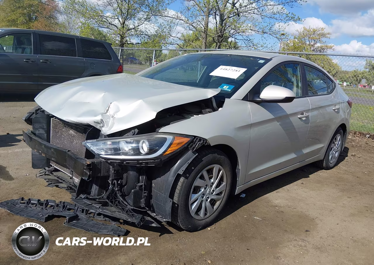 2017 Hyundai Elantra Se VIN:KMHD74LF8HU072133 - 2