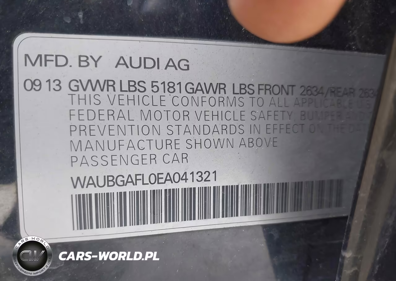 2014 Audi S4 3.0T Premium Plus VIN:WAUBGAFL0EA041321 - 9