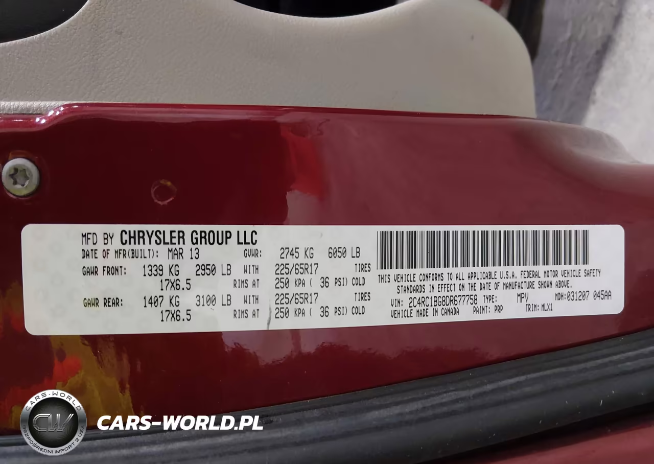 2013 Chrysler Town & Country Touring VIN:2C4RC1BG8DR677758 - 9