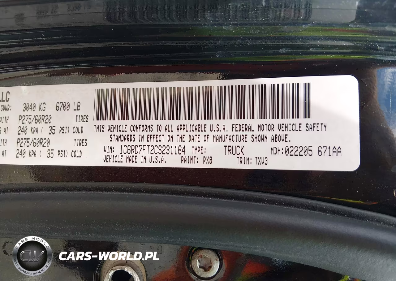 2012 Ram 1500 St VIN:1C6RD7FT2CS231164 - 9