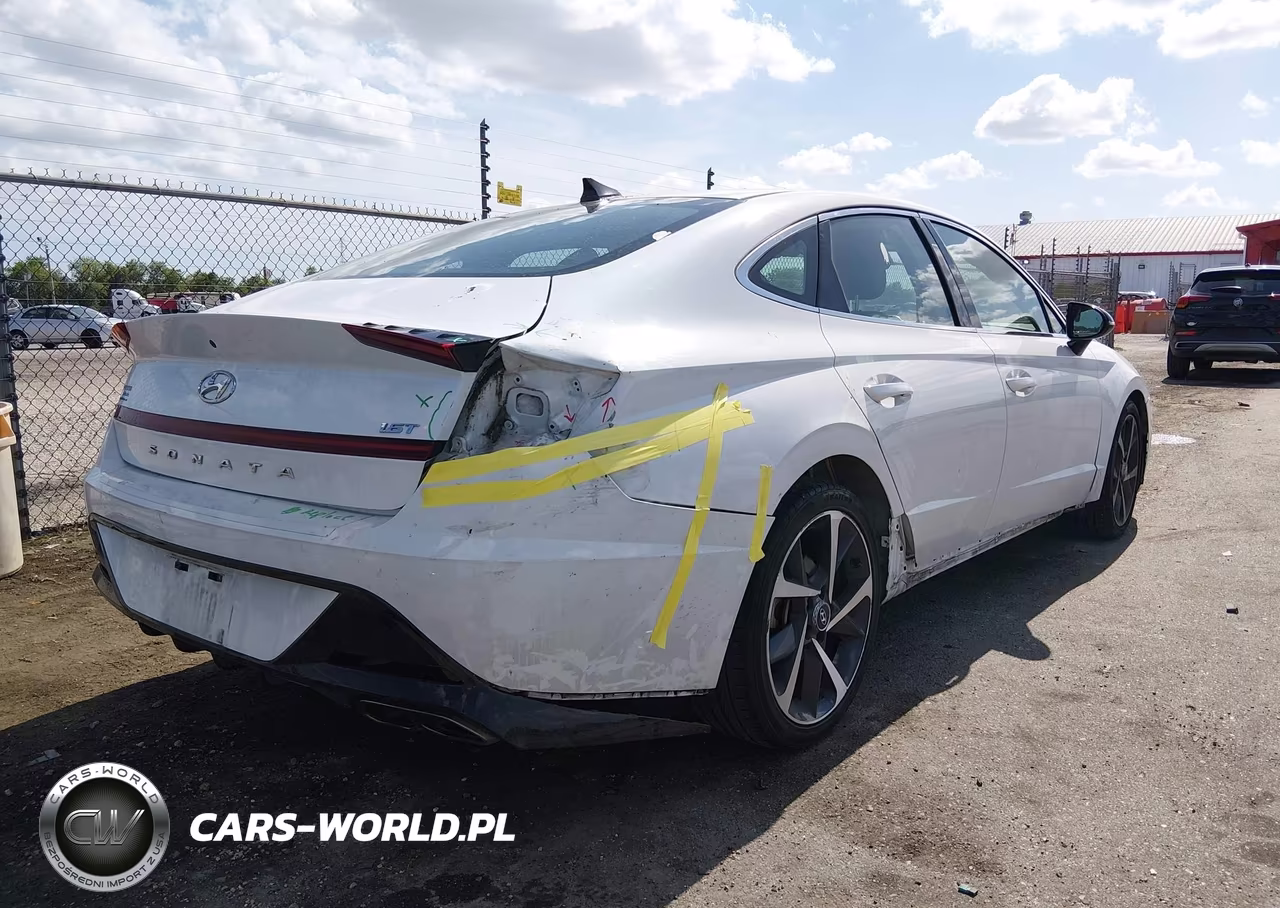 2021 Hyundai Sonata Sel Plus VIN:5NPEJ4J22MH091338 - 4