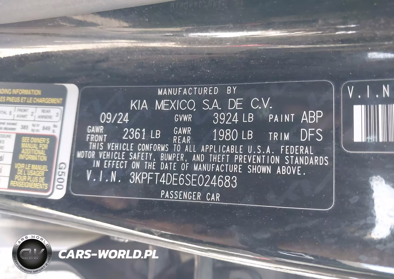 2025 Kia K4 Lxs VIN:3KPFT4DE6SE024683 - 9