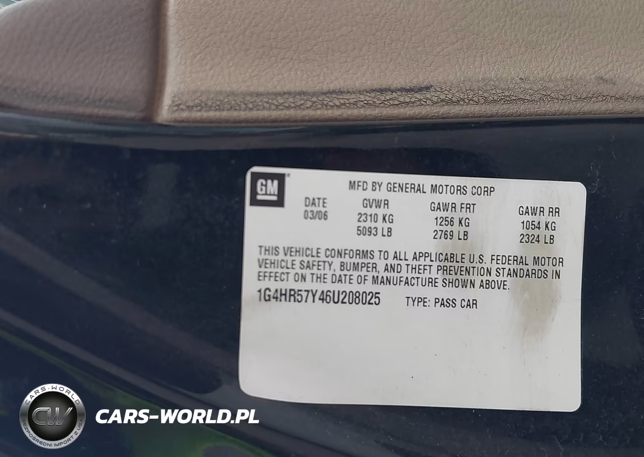 2006 Buick Lucerne Cxl VIN:1G4HR57Y46U208025 - 9