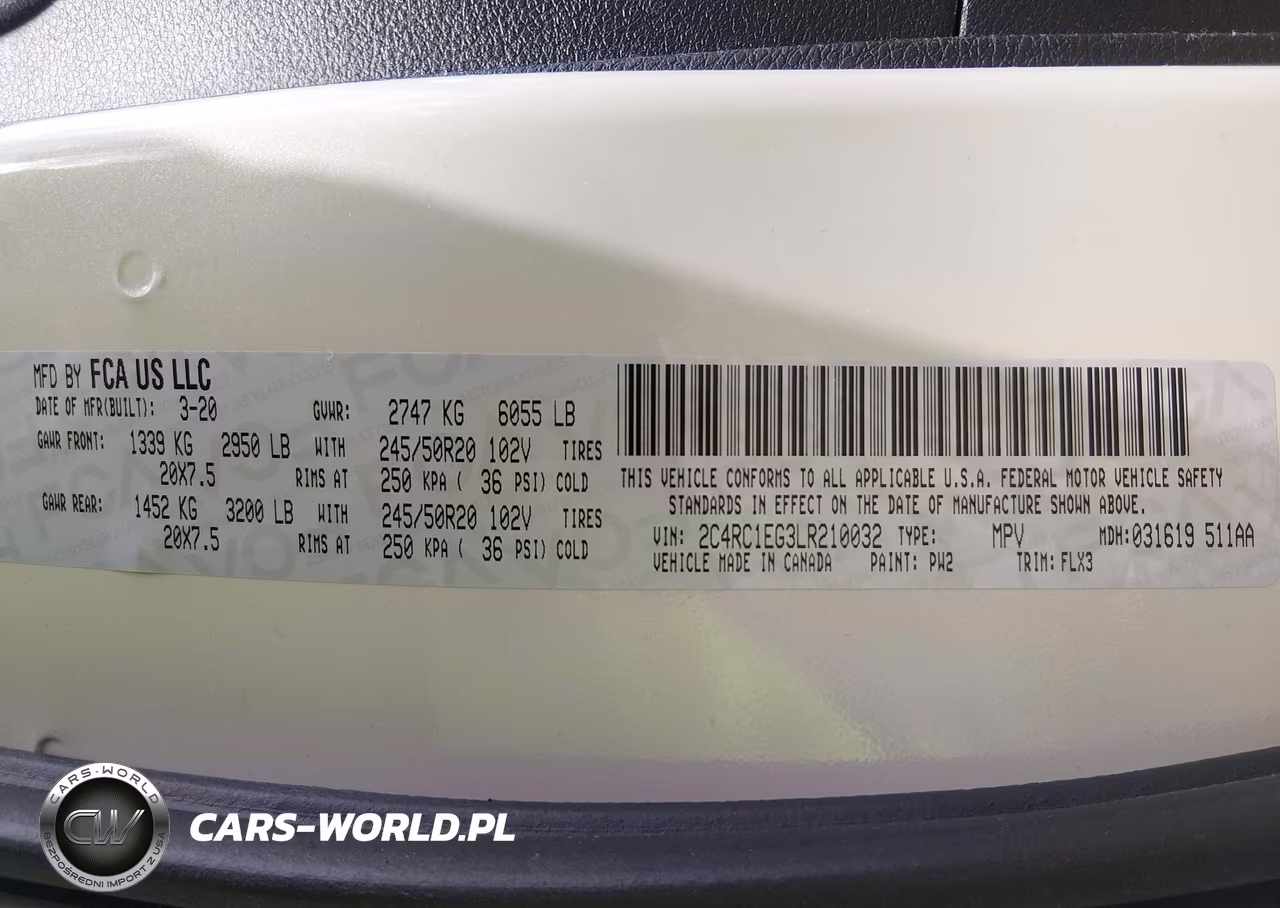 2020 Chrysler Pacifica Touring L Plus VIN:2C4RC1EG3LR210032 - 9