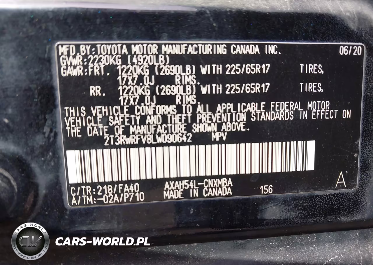 2020 Toyota Rav4 Hybrid Xle VIN:2T3RWRFV8LW090642 - 9