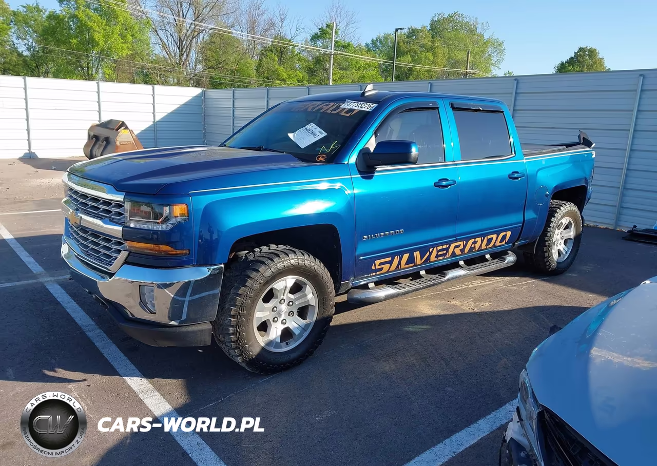 2018 Chevrolet Silverado 1500 2Lt VIN:3GCUKREC8JG405846 - 2