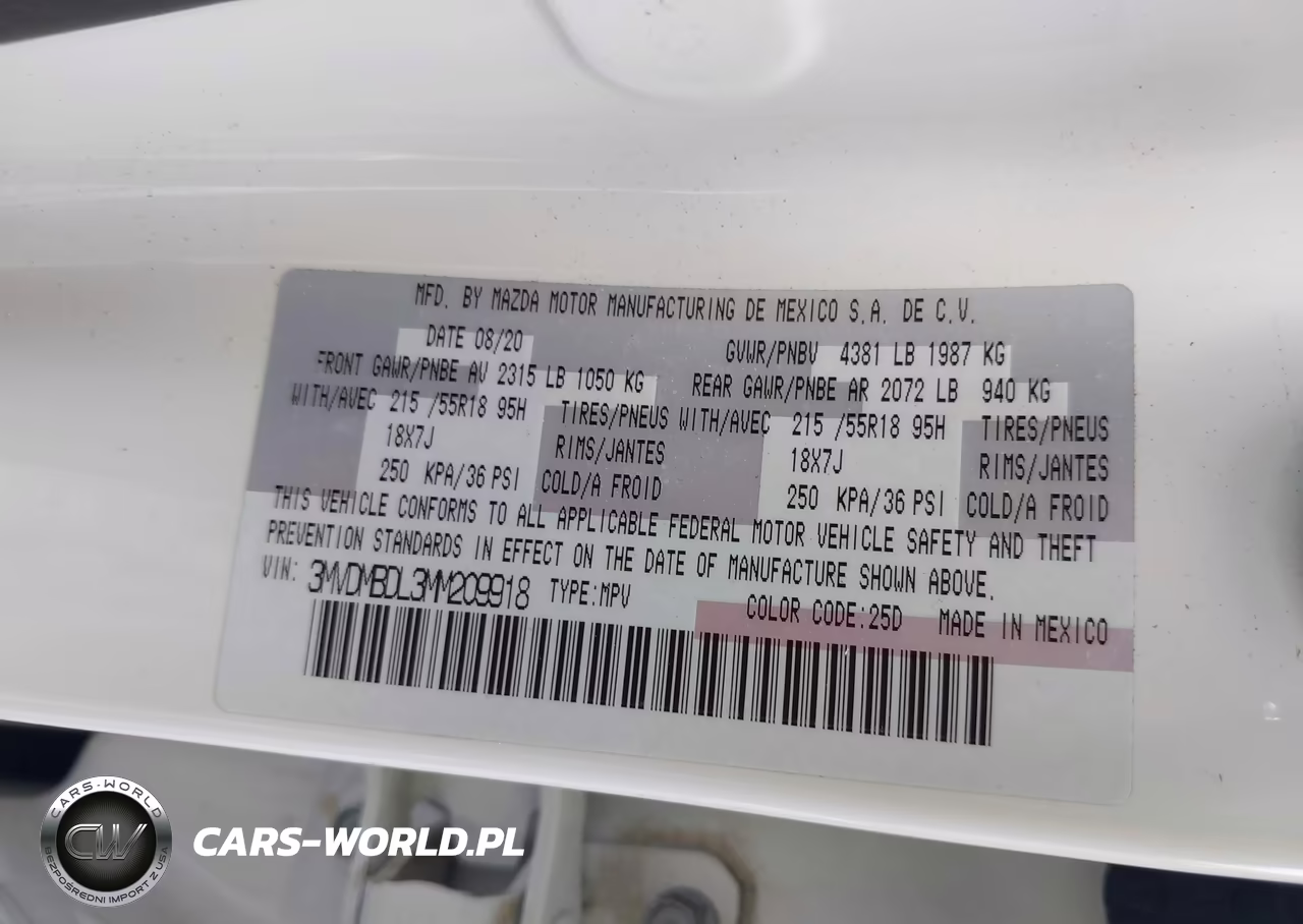 2021 Mazda Cx-30 Premium VIN:3MVDMBDL3MM209918 - 9