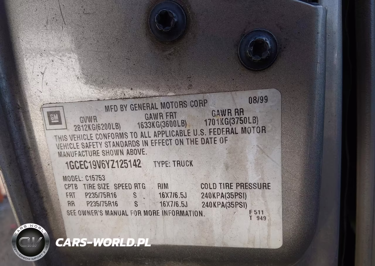 2000 Chevrolet Silverado 1500 Ls VIN:1GCEC19V6YZ125142 - 9