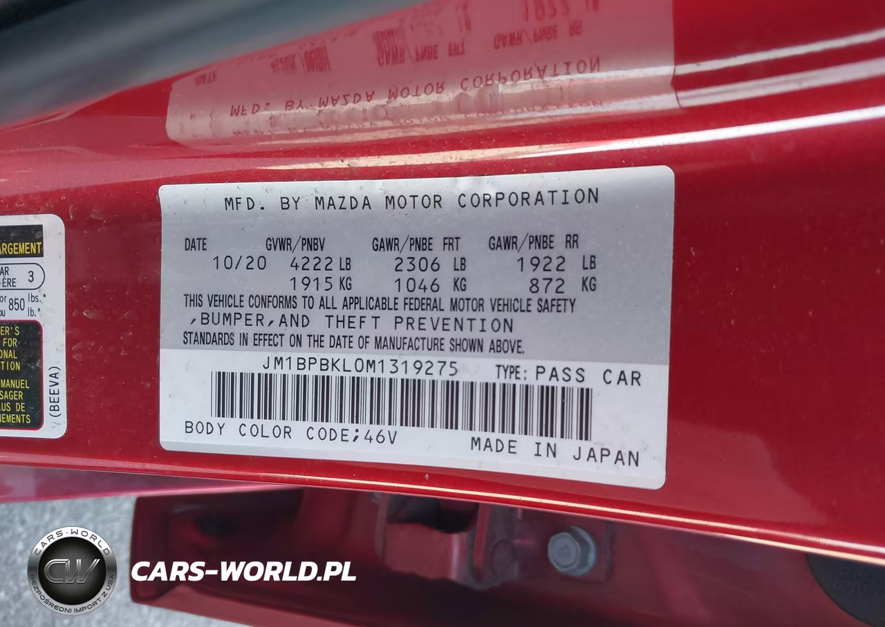 2021 Mazda Mazda3 Select VIN:JM1BPBKL0M1319275 - 9