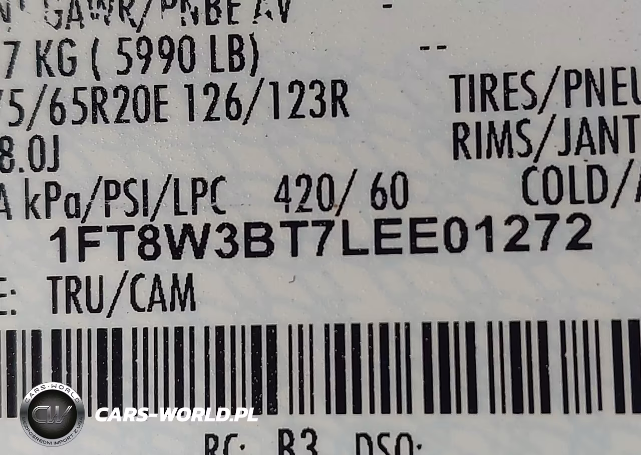 2020 Ford F-350 Platinum VIN:1FT8W3BT7LEE01272 - 8