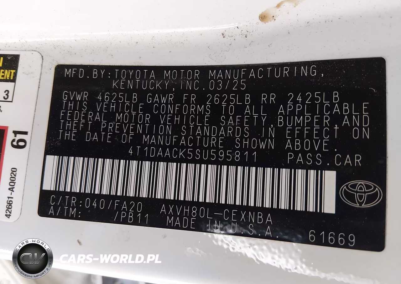 2025 Toyota Camry Le VIN:4T1DAACK5SU595811 - 9