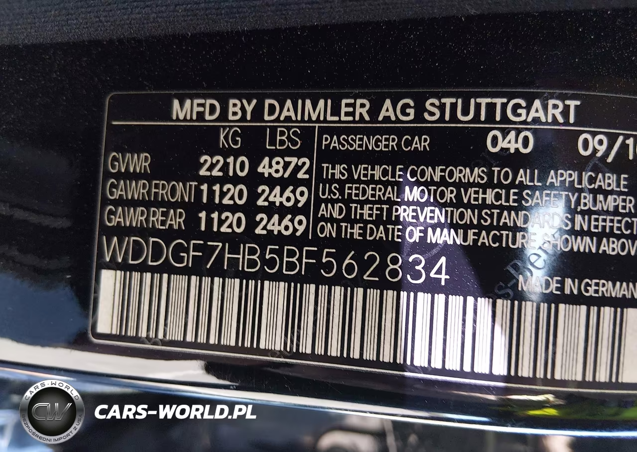 2011 Mercedes-Benz C 63 Amg VIN:WDDGF7HB5BF562834 - 9