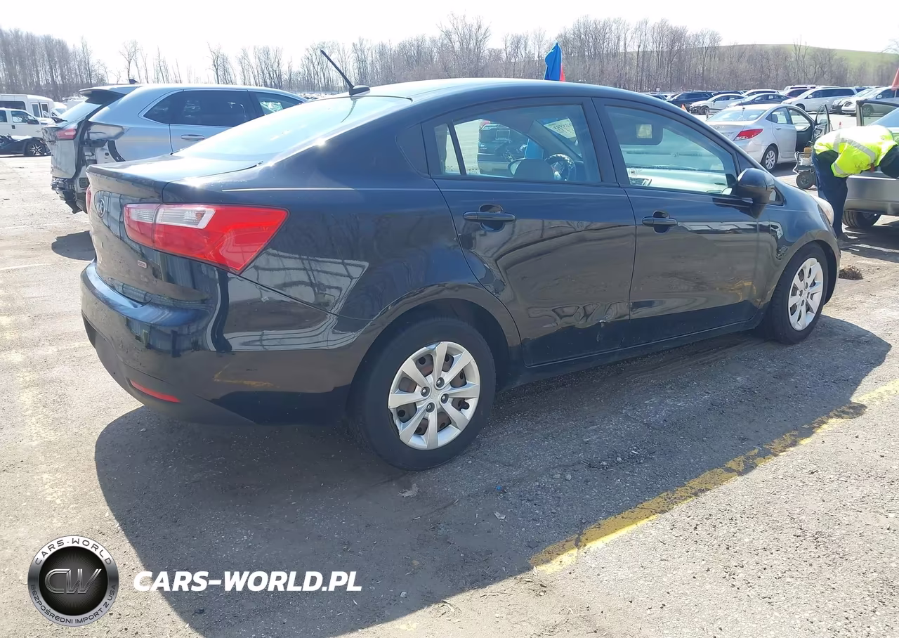 2013 Kia Rio Lx VIN:KNADM4A30D6170915 - 4