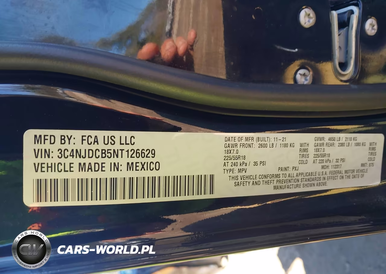 2022 Jeep Compass Limited 4X4 VIN:3C4NJDCB5NT126629 - 9
