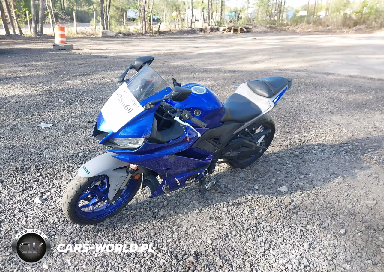 2021 Yamaha Yzfr3 A VIN:MH3RH18Y0MK005968 - 2