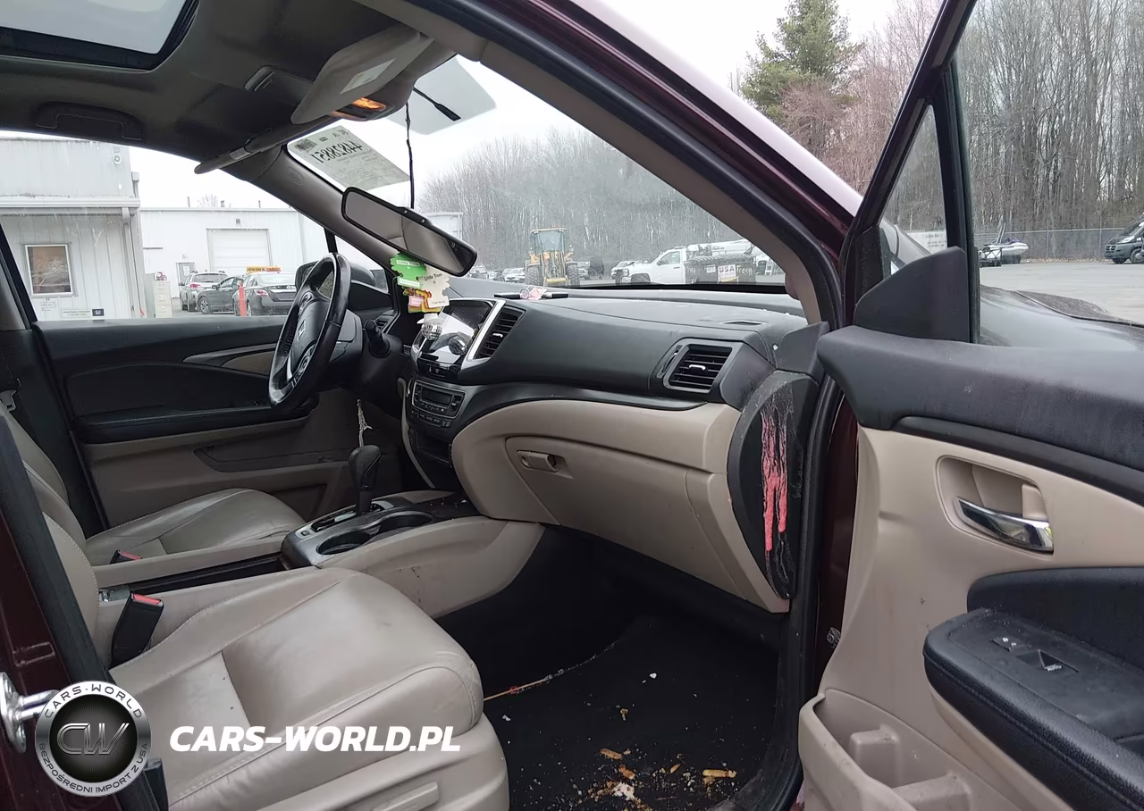 2017 Honda Pilot Ex-L VIN:5FNYF6H55HB046229 - 5