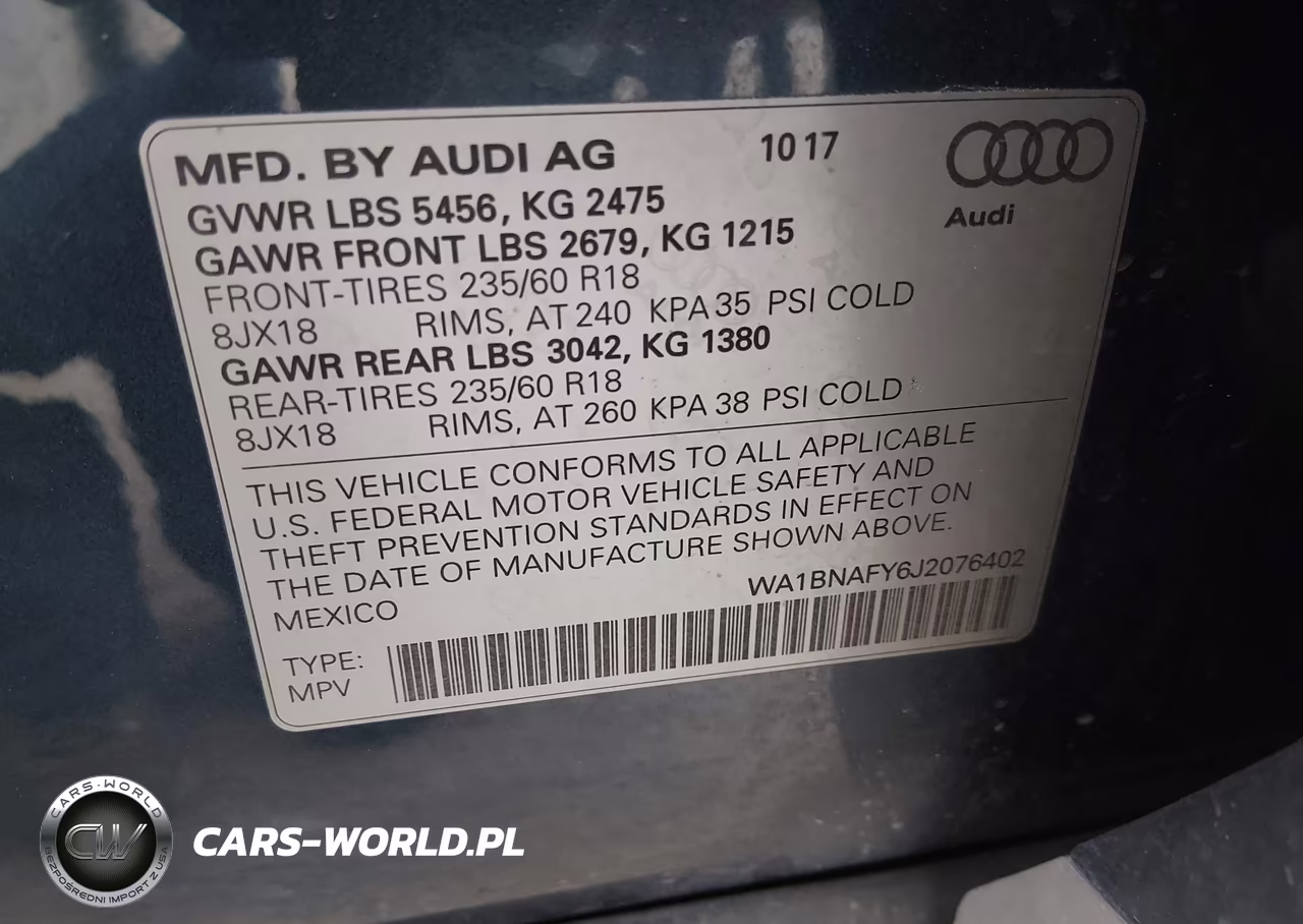 2018 Audi Q5 2.0T Premium-2.0T Tech Premium VIN:WA1BNAFY6J2076402 - 9