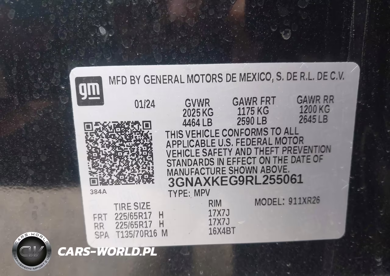 2024 Chevrolet Equinox Fwd Lt VIN:3GNAXKEG9RL255061 - 9